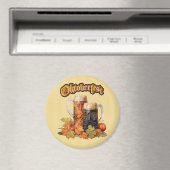 Oktoberfest Beer Mugs Magnet (In Situ (Lave-vaisselle))
