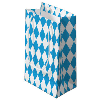 Oktoberfest Beiers Blue en White Large Diagonal Klein Cadeauzakje