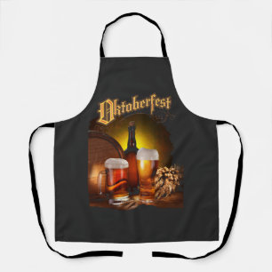 Oktoberfest Bier Achtertuin Grill Schort