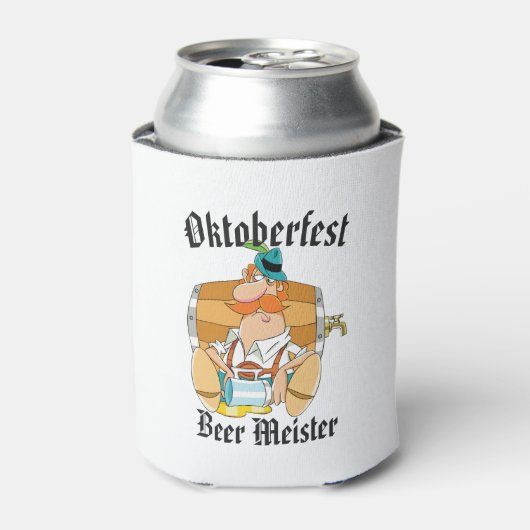 Oktoberfest Bier Meister Blikjeskoeler (Blikje Voorkant)