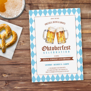 Oktoberfest Bierfeest 60e verjaardag Kaart