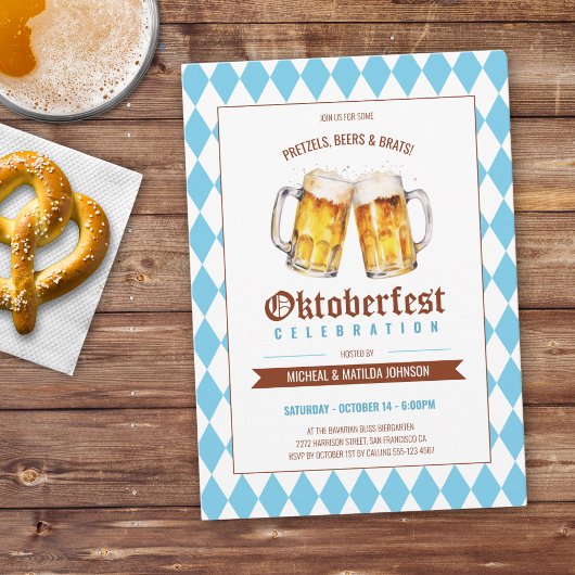 Oktoberfest Bierfeest Kaart