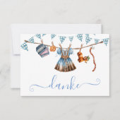 Oktoberfest Danke bedankje Kaart (Voorkant)