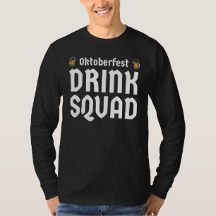 Oktoberfest Drink Squad Duits Beiers Bierbier Drin T-shirt