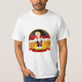 Oktoberfest Duits Bar Maid T-shirt