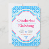 Oktoberfest Einladung Kaart (Achterkant)