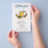 Oktoberfest Flyer Sjabloon (Hand)