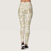 Oktoberfest Food Menu Leggings (Achterkant)