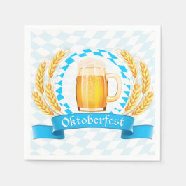 Oktoberfest Frothy Beer Mok Servet