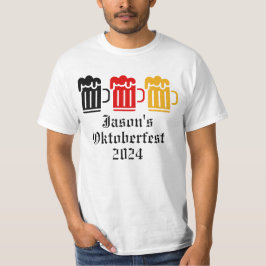 Oktoberfest gepersonaliseerd cadeau t-shirt