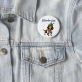 Oktoberfest German Weiner Ronde Button 5,7 Cm (In situ)