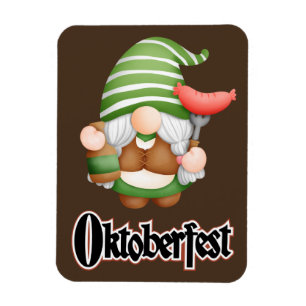 Oktoberfest Gnome Magnet Magneet