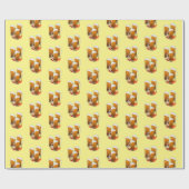 Oktoberfest herfstbier cadeaupapier (Vlak)