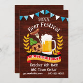 Oktoberfest Kaart (Voorkant / Achterkant)