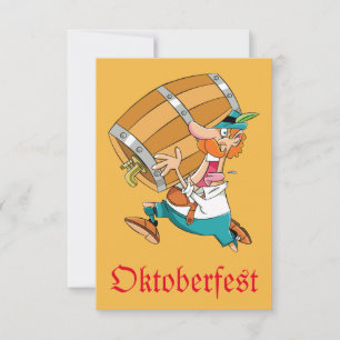 Oktoberfest Keg Wenskaart Kaart