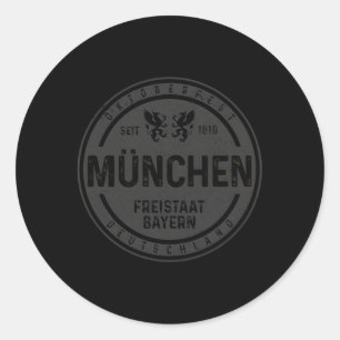 Oktoberfest Mã München München Ger Beiers Ronde Sticker