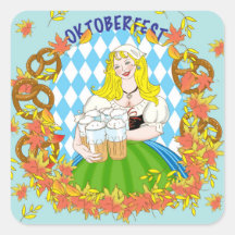 Oktoberfest, meisje en bier