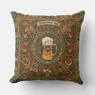 Oktoberfest Mozaïek Tegels Kunst Kussen