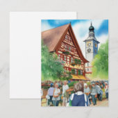 Oktoberfest Notitiekaartje (Voorkant / Achterkant)