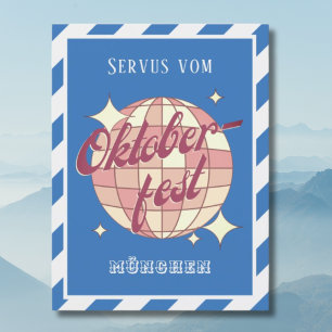 Oktoberfest oktoberfest Retro Vintage Ansichtkaart Briefkaart