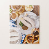 Oktoberfest ontbijt legpuzzel (Verticaal)