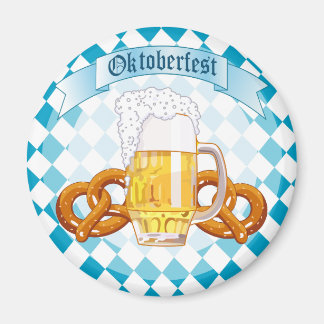 Oktoberfest Pretzels & Bier Magneet
