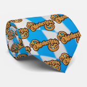 Oktoberfest pretzels met tekst stropdas (Opgerold)