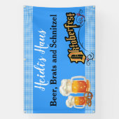 Oktoberfest Promotie 2 Bedrijven Spandoek (Verticaal)
