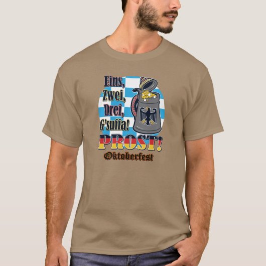 Oktoberfest Prost T-shirt (Voorkant)