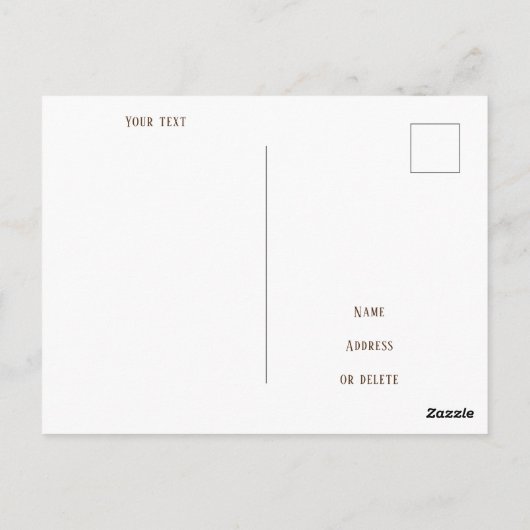 Oktoberfest Retro Briefkaart (Achterkant)