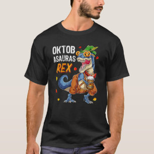 Oktoberfest T Rex Dinosaur Lederhosen Bavarian Cos T-shirt