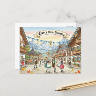 Oktoberfest Toast Briefkaart