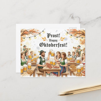 Oktoberfest Toast Briefkaart