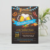 Oktoberfest Uitnodiging (Staand voorkant)