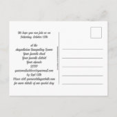 OKTOBERFEST Wedding Uitnodiging Briefkaart (Achterkant)