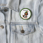 Oktoberfest Weiner Dog Ronde Button 5,7 Cm (In situ)