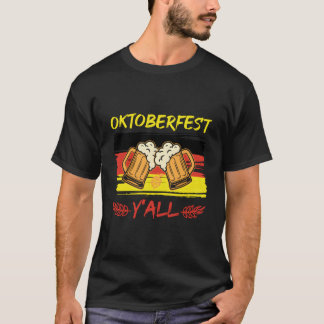 Oktoberfest Y'All Leren Jasje T-shirt