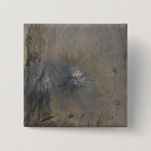 Ol Doinyo Langai in Tanzania Vierkante Button 5,1 Cm (Voorkant)