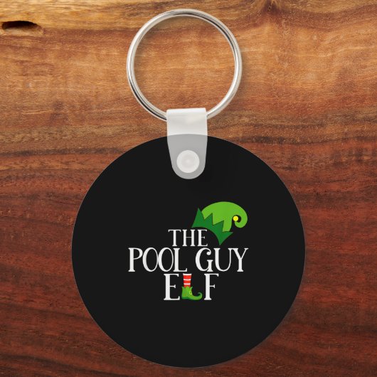 Ol Guy Elf Matching Family Group Christmas Party P Sleutelhanger (Voorkant)