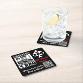 Ol' Jack Merch Square Paper Onderzetter (Insitu)