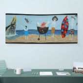 Olamendies muurschildering spandoek (Beurs)