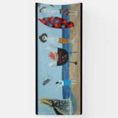 Olamendies muurschildering spandoek (Verticaal)