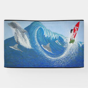 Olamendies muurschildering spandoek