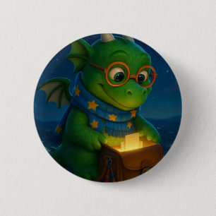 Olbas de vriendelijke draak ronde button 5,7 cm