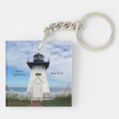 Olcott Lighthouse acrylsleutelketen Sleutelhanger (Achterkant)