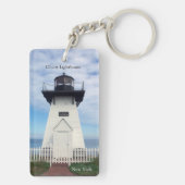Olcott Lighthouse rect. acryl sleutelketen Sleutelhanger (achterkant)