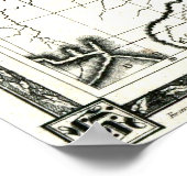 Old 1866 Texas Map Poster (Hoek)