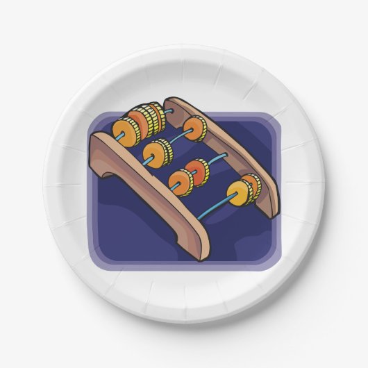 Old Abacus Papieren Bordje (Voorkant)