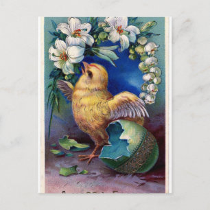 Old Antique Vintage Easter greetings Feestdagenkaart