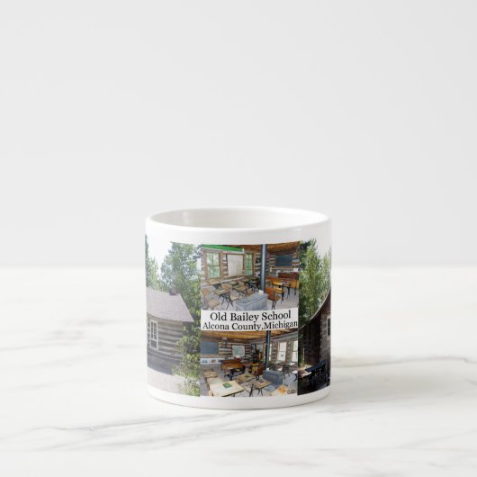 Old Bailey Schoolhouse 4 pict expresso mug (Devant)